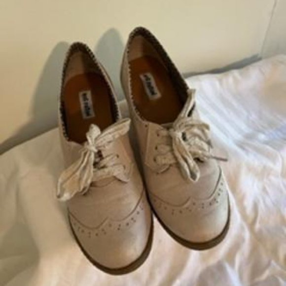 Bone wedge oxfords with tie 6.5 M - Picture 6 of 6